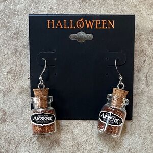 Halloween Arsenic Cork Earrings